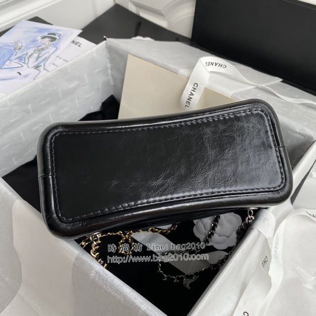 Chanel女包 香奈兒專櫃最新款Gabrielle流浪背包  Chanel金銀鏈條復古背包 94485  djc4337